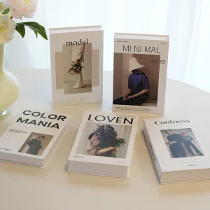 Luxury Decorative Faux Books Set – Modern Aesthetic Room & Shelf Home Decor