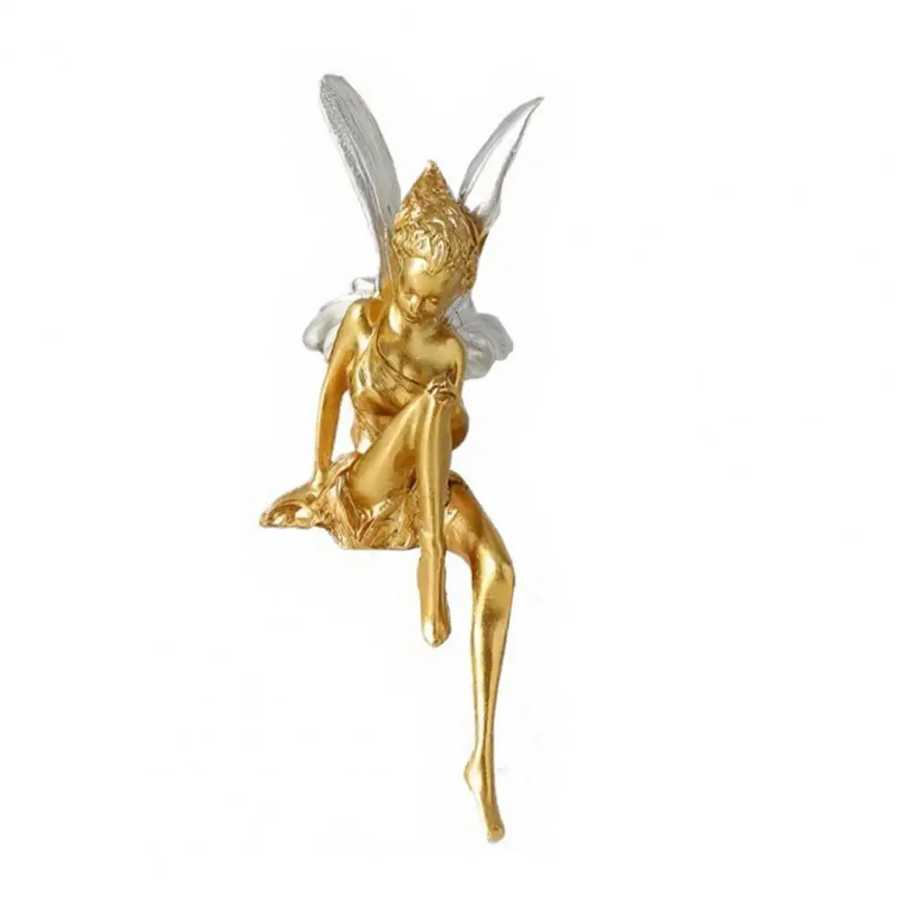 Flower Fairy Decorative Statue – Handcrafted Home & Room Ornament Gift - Image 7