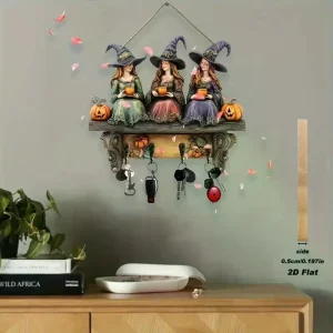 Exquisite Wooden Halloween & Christmas Decorations – Holiday Home Ornament Set for Indoor & Outdoor Use