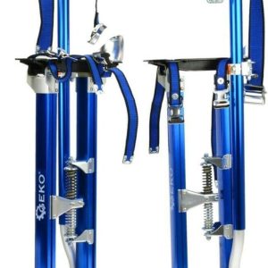 KG G02116 Work Stilts Blue for Painters Ceiling Builders Aluminium Stilts 61-101 cm Stilts Aluminium Professional Adjustable Craft Stilts Drywall